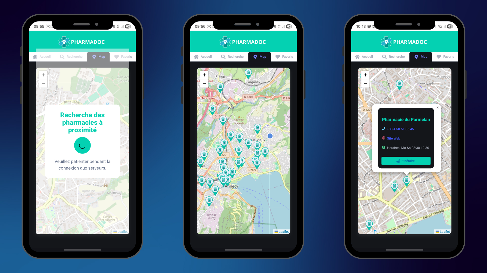 carte leaflet pharmacies